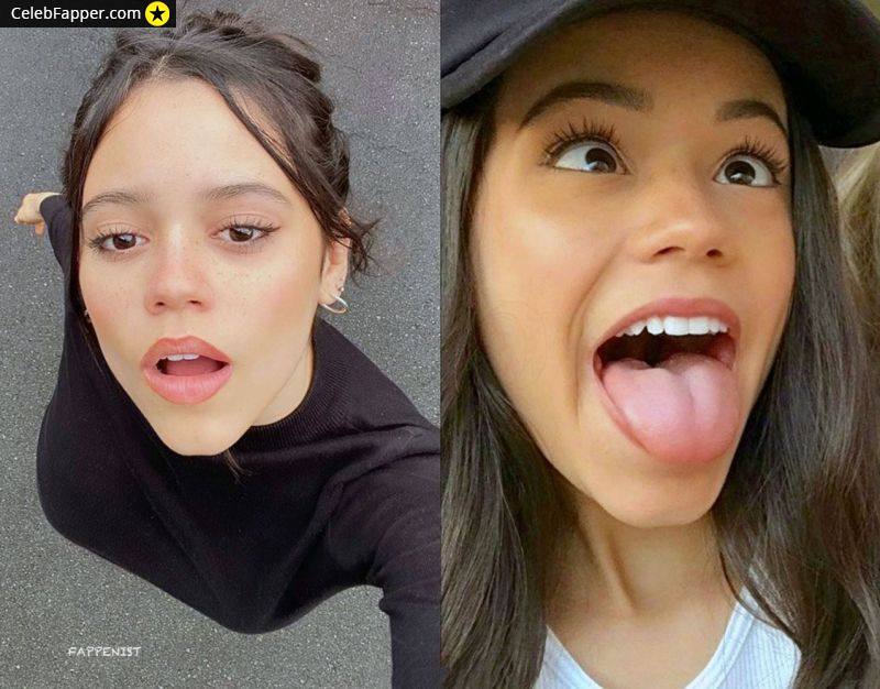 jenna ortega fap lips